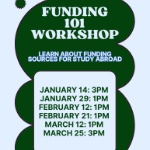 Study Abroad Funding 101 Workshop on January 14, 2025